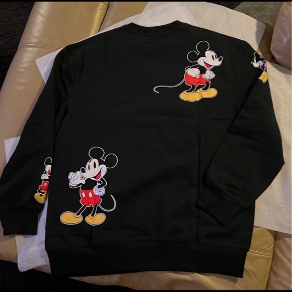 UNISEX Disney Mickey Mouse Fleece Sweatshirt - Picture 6 of 9